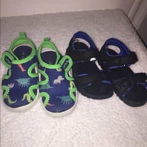 Boys Water & Summer shoes bundle size 6